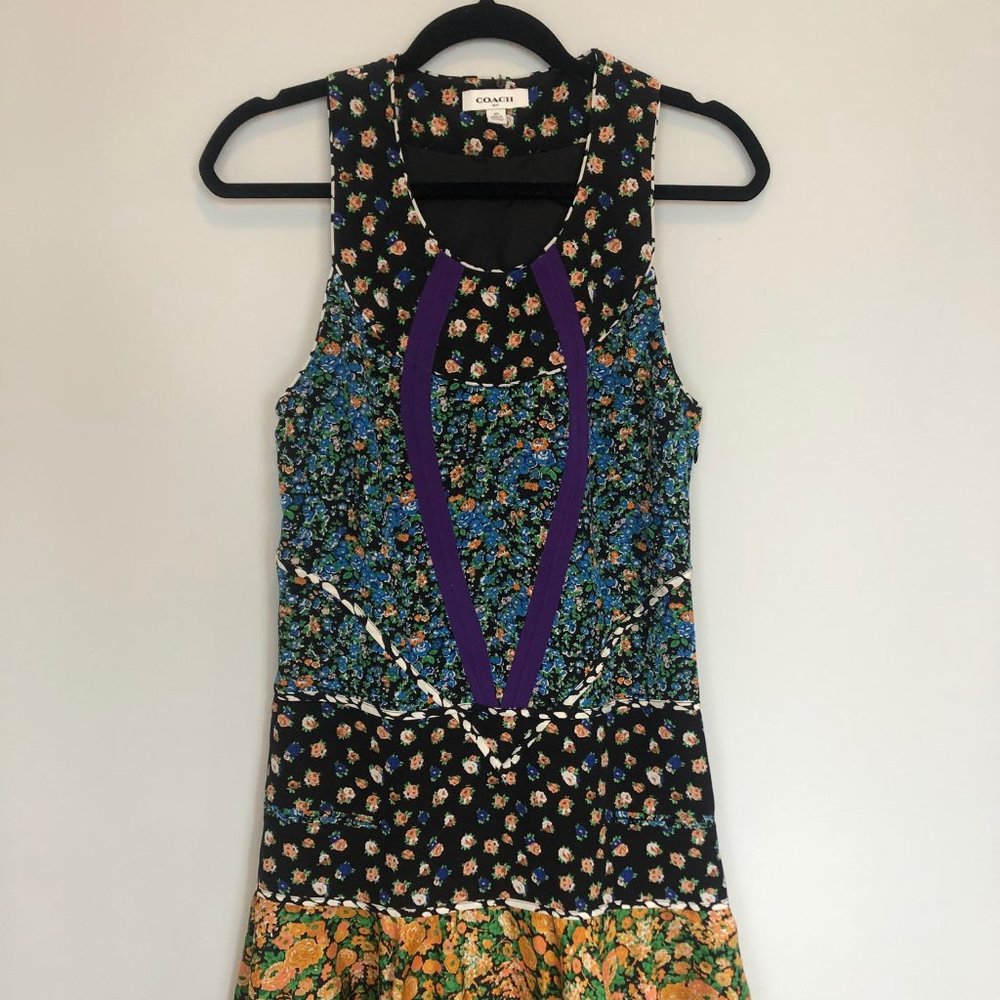 Coach Floral Print Dress